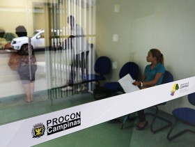 imagem da recepção da sede administrativa do PROCON - arquivo PMC