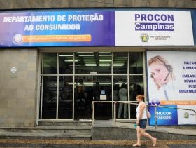 Foto da fachada do PROCON Campinas - imagens Rogério Capela